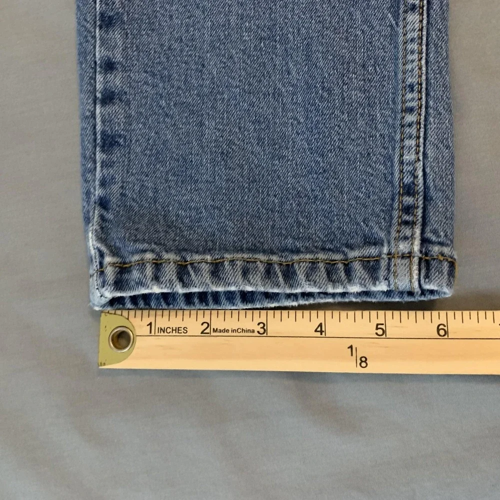 Levis 514‎ Jeans Mens 28x30 Blue Denim Straight Fit Stretch Medium Wash